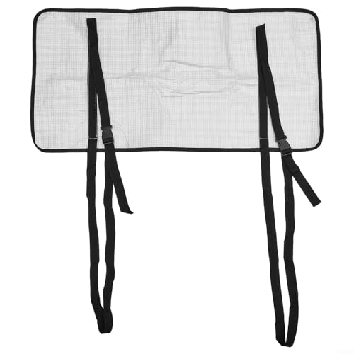 Honseadek Cubierta para aire acondicionado al aire libre, protección contra la lluvia, protector reflectante de calor de aluminio con trabillas elásticas para colgar, impermeable, plateado, 80 x 40 cm