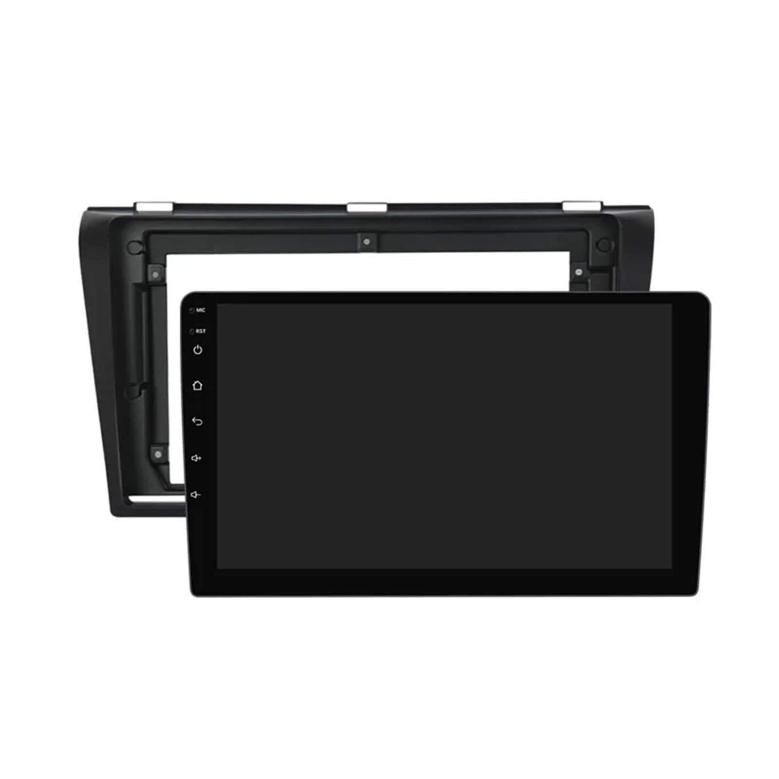 Radio Coche Adaptador Compatible con Mazda 3 2004-2009, Marco Frontal de 9 Pulgadas, Radio de Coche 2 DIN, GPS, Panel estéreo, Kit de Tablero Montaje Autoradio Marco