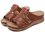 Sandalias con Plataforma para Mujer Mules Cuero Cómodos Zap