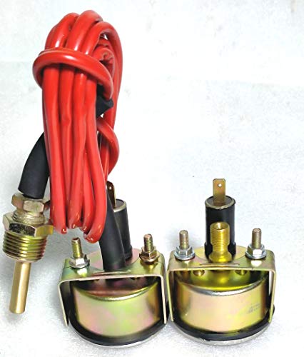 Medidor de aceite Smiths Replica para temperatura de coche clásico con bisel cromado 2