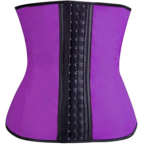 Loboo Idea Waist Trainer Belt for Women Waist Cincher, Size: 6XL/Fits 50-53 Inches Waistine Trimmer Slimming Body Shaper Belt, Sport Girdle Belt -Purple