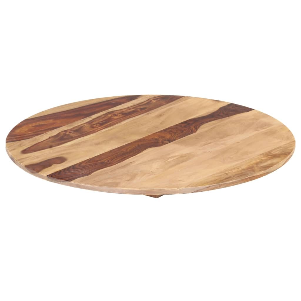 vidaXL Dessus de Table, Dessus de Table de Remplacement, Plateau de Table Restaurant Café Hôtel, Bois Massif d'Acacia Rond 15-16 mm 60 cm