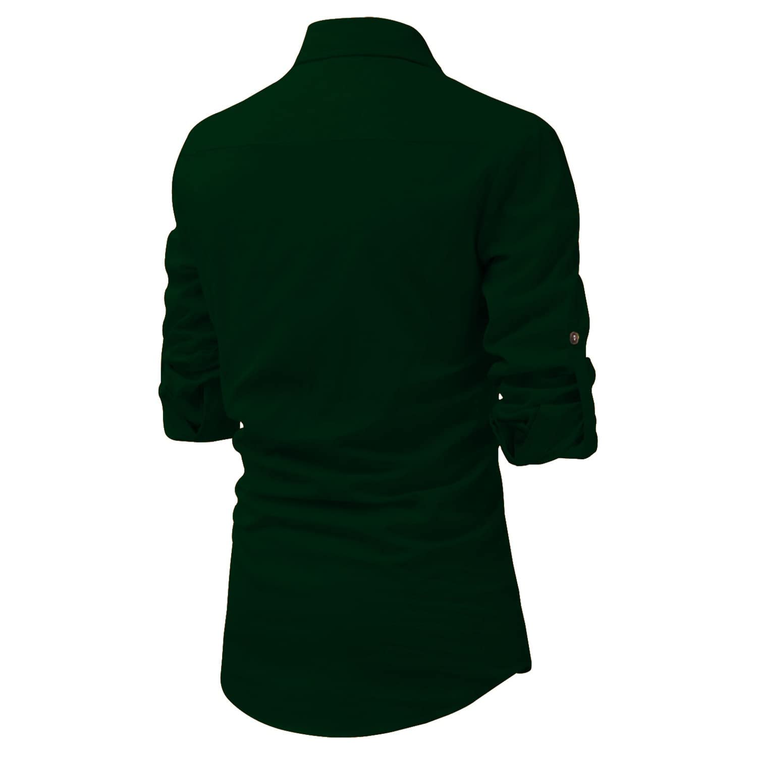 EDINWOLF Men Cotton Collar Kurta with Pocket (Green) - M offers donot miss 2 EDINWOLF Men Cotton Collar Kurta with Pocket (Green) - M offers donot miss