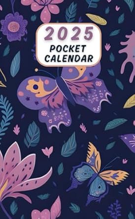 Amazon.com: 2025 Pocket Calendar: 1 Year Pocket Planner for Purse ...