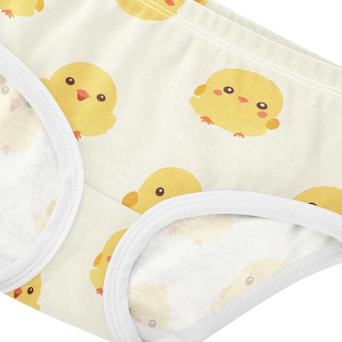 Toddler Girls' Underwear Yellow Cute Chick Soft Cotton Panties Briefs 208608414