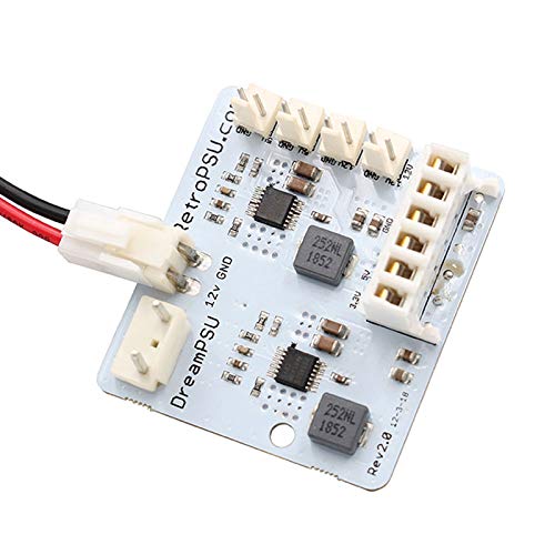 Fauge Dreamsu 12V Power Supply Replacement Kit Rev2.0 Version for Sega Dreamcast Game Console US Plug UK Plug EU Plug AU Plug