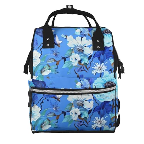 Sac à dos à langer femme bleu pour ne plus manquer d'espace
