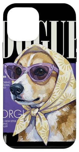 Dogue Corgi Fashion Dogs �G���J�o�[ ���D�� �X�}�z�P�[�X iPhone 12 mini �p