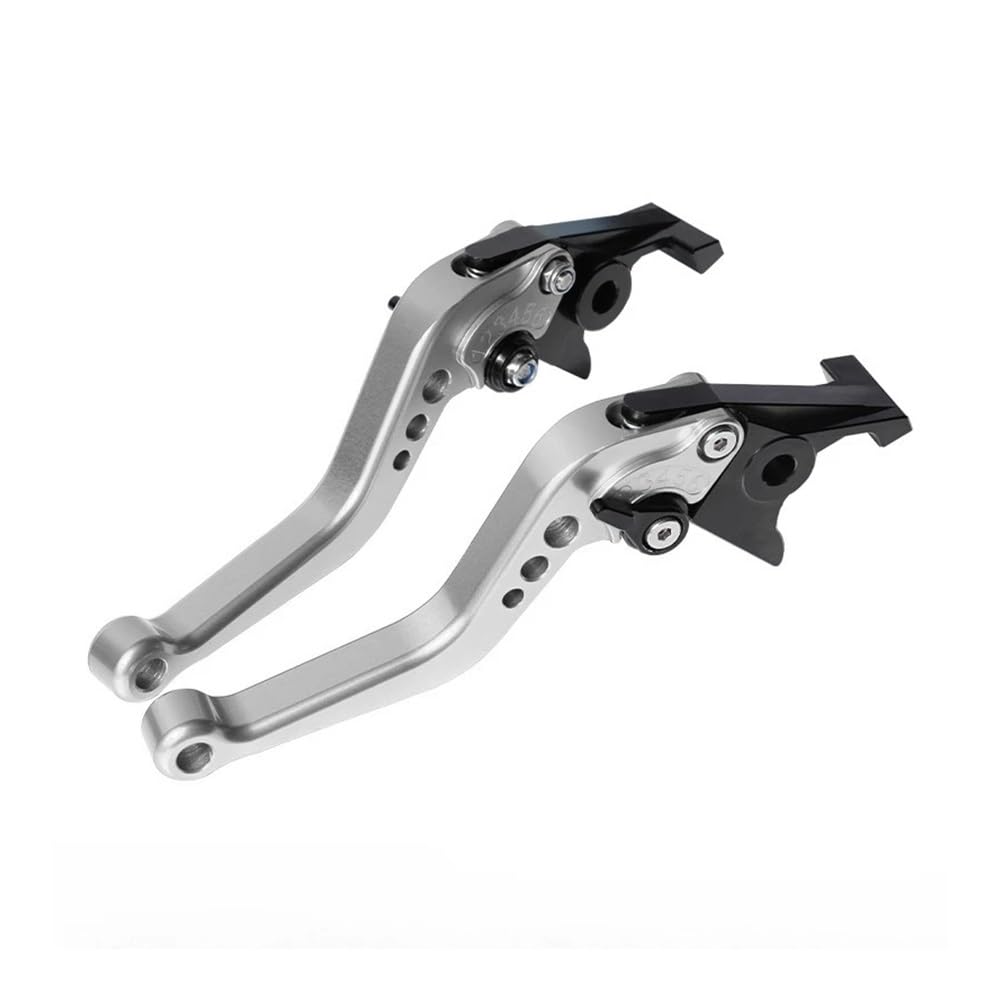 CVJDFWS Motorcycle Clutch Lever CNC Short Adjustable Brake Clutch Levers + Handlebar for CF&Moto 250SR 300SR 450SR 800MT Motorcycles - Black Red G