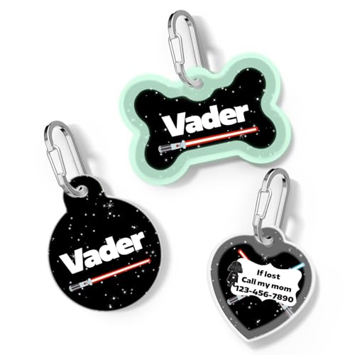 Dog Tags Personalized for Pets, Dog Name Tags Personalized with Silencer, Custom Dog ID Tags Personalized, Cat Tags Personalized Small, Cat Name Tag, Pet Tags Personalized Dog