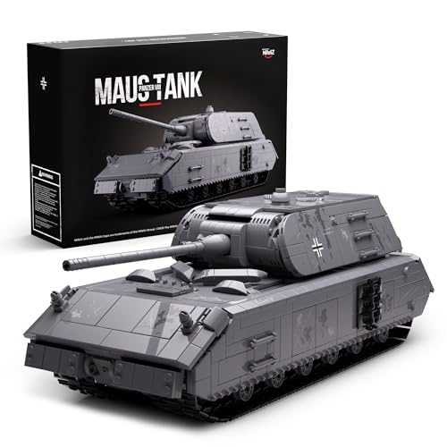 Nifeliz Maus Tank Building Model, WW2 Collectible Military Panzer VIII Tank for Adults, Army Model to Build and Display, Gift Ideal for Military Fans (NF10289)