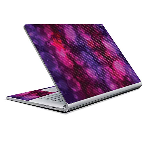 Image of MightySkins Carbon Fiber Skin for Microsoft Surface Book 2 13 inch (2017) - Star Power,Protective, Durable Textured Carbon Fiber Finish,Easy to Apply, Remove, and Change Styles,