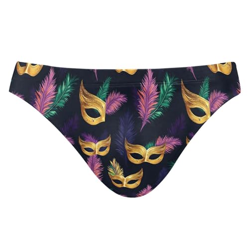 Mens Swim Briefs Brazil Mardi Gras Carnival Party Swimwear Bikini Swimsuit XL B0403523