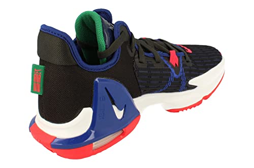 Nike Lebron Witness VI Mens Basketball Trainers CZ4052 Sneakers Shoes (UK 9 US 10 EU 44, Black Siren red 005)3