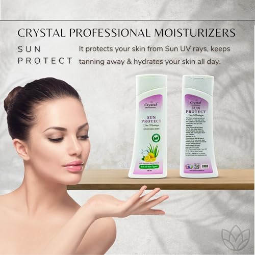 Image of Sun Protect Skin Moisturizer | Aloe Vera & Lemon Extract | Lightweight Daily Face Moisturizer | Hydrating & Refreshing Formula | Unisex for Men & Women | All Skin Types | 100ml