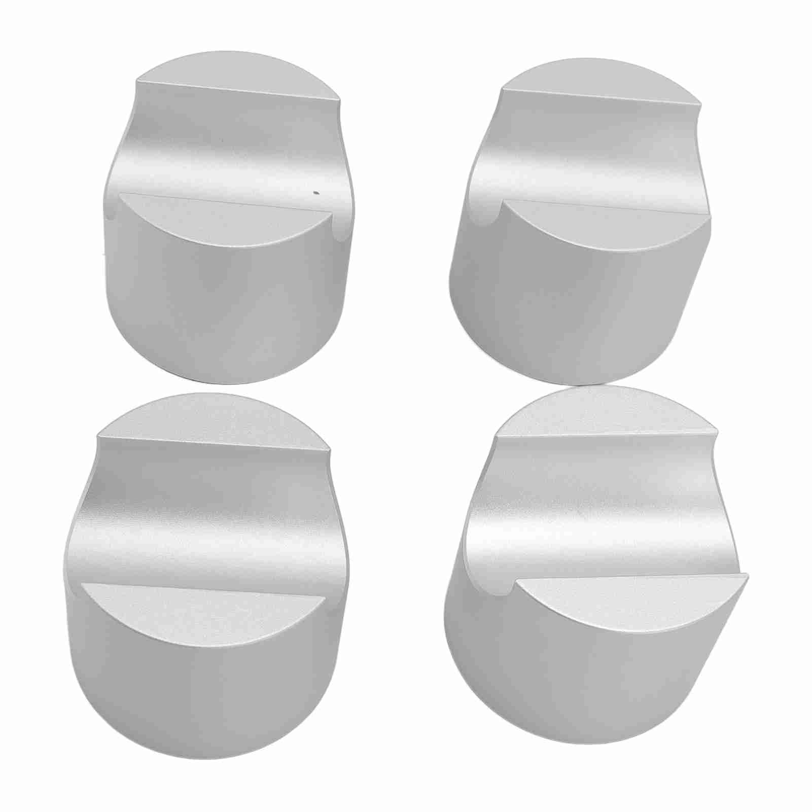 Zacisk Kablowy HiFi, Redukcja drgań ze Stopu Aluminium, Wspornik Kabla Głośnikowego Mocy, Stabilizator Kabla HiFi z Podkładkami Tłumiącymi do Studiów, Kina Domowe, Odtwarzacze CD DVD, (SILVER)