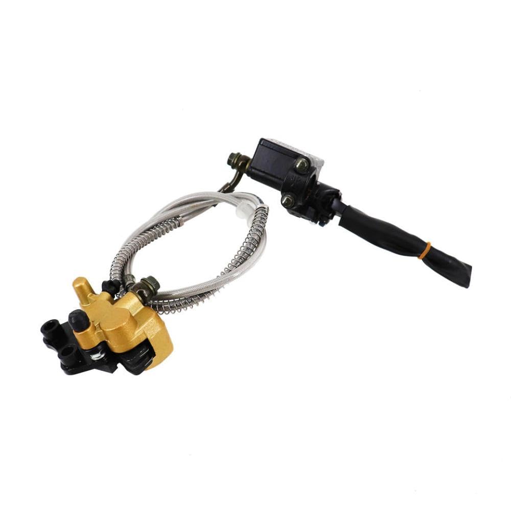 Motorrad-Scheibenbremsen-Set vorne, hydraulische Bremsen, kompatibel mit 110 cc, 125 cc, 140 cc, BBR TTR, Pitbike, Motocross, Roller, Pitbike, Bike, ATV(Brake Caliper)