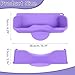 Portable Hair Washing Station for Kids, Toddlers, Children, Teens, Silicone Hair Washing Basin for Sink or Bathtub, Tear-Free Shampoo Bowl with Rinser Cup, Neck Support for Kids, Purple