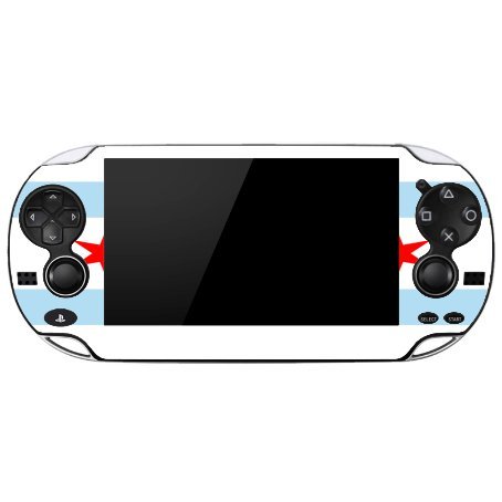 Chicago Flag Vinyl Decal Sticker Skin by ElitePrinting for Playstation Vita