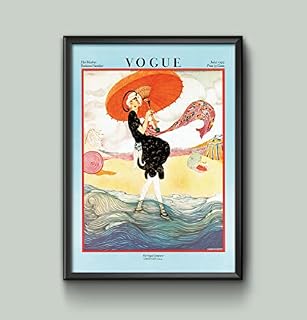 RPW Vintage Magazine Art Cover July 1919 Georges Lepape Wall Art Poster A4 and A3 size 250gsm print (A3)