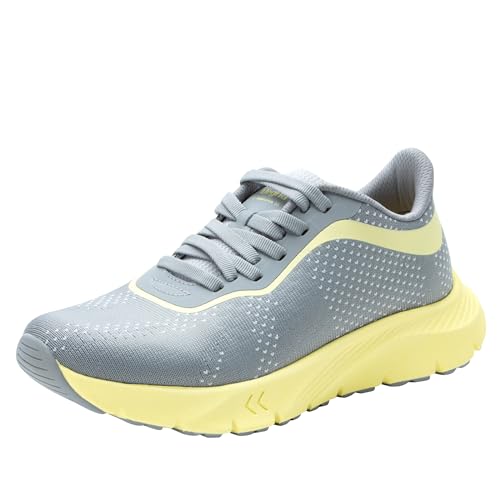 Alegria Women's Rize ReBounce Collection Lightweight Knit Upper Athletic Shoes