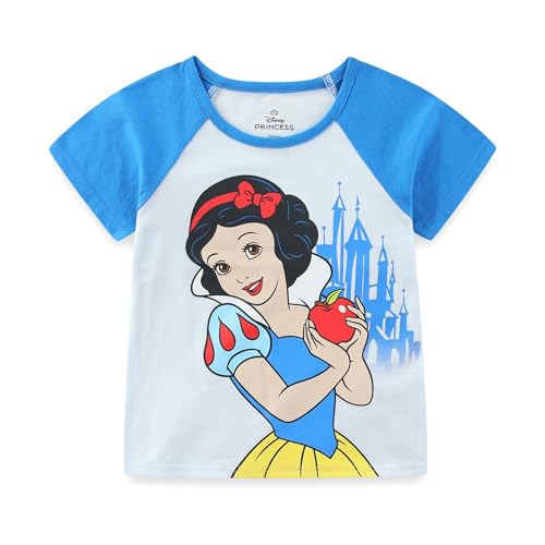 Image of Disney Princess Frozen Minnie Mouse Girls Short Sleeve T-Shirt and French Terry Shorts Set for Toddlers to Big Kids