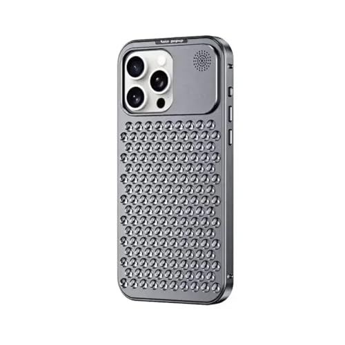 Coque en métal iPhone 15 Pro Max en alliage premium avec aromathérapie