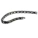 EBUTY Women Stainless Steel Bracelet in Velvet Gift Box with Free Link Removal Tool Black