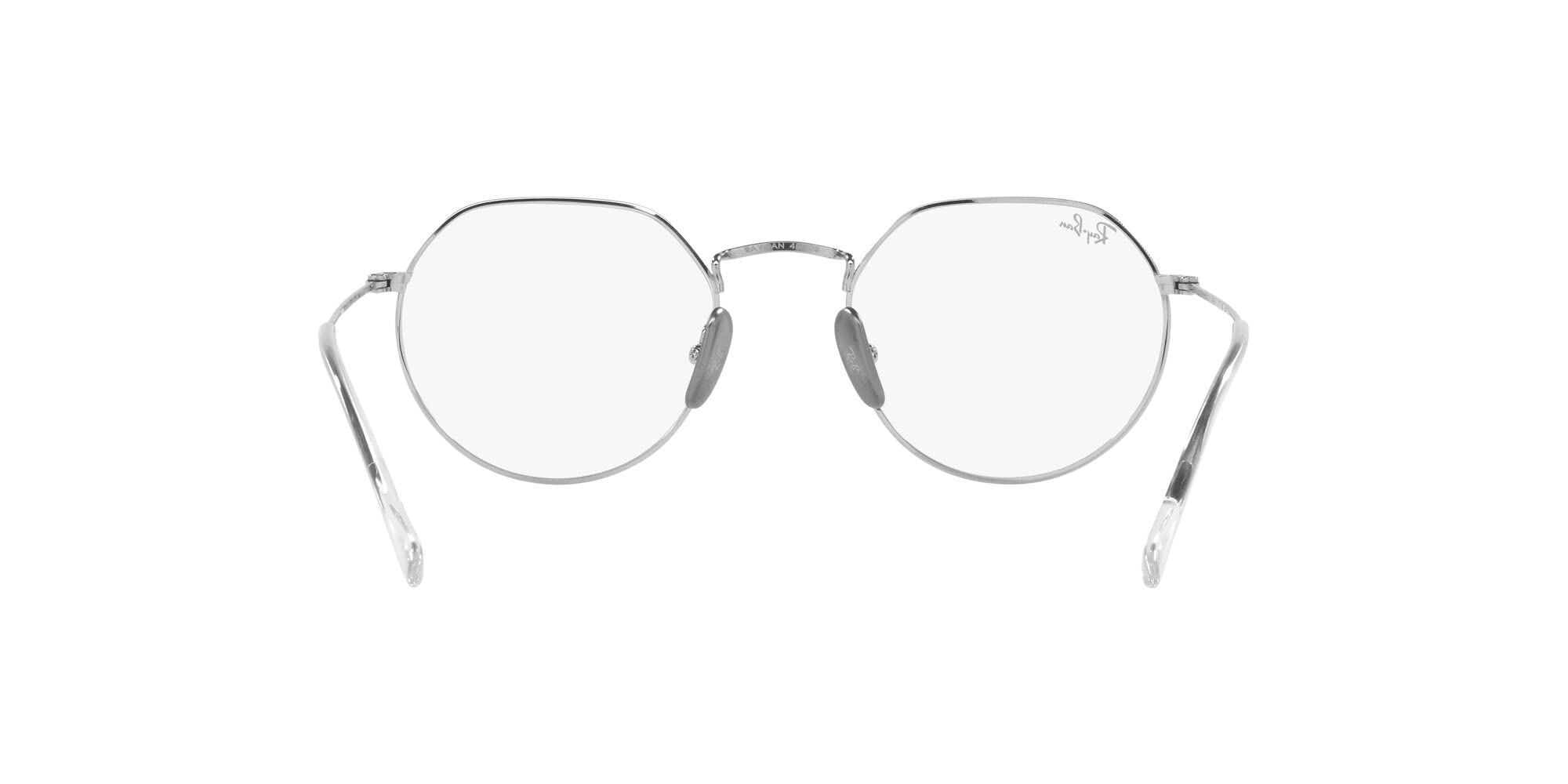 Ray-Ban 0RX8165V Oprawki do okularów, Srebrny, 49 Unisex-Dorosły, Srebrny, 49