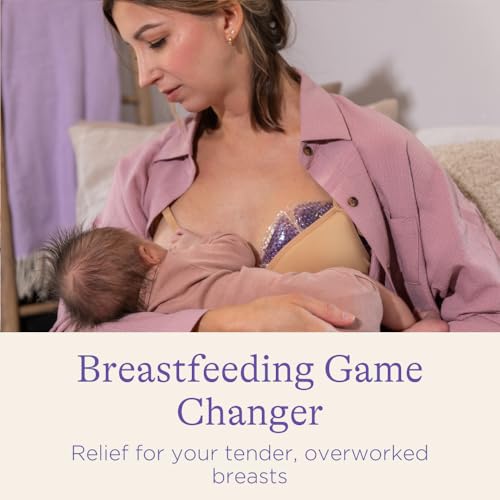 lansinoh breast therapy packs hot and cold breast-pads with 2 soft covers postpartum essentials for nipple pain relief mastitis engorgement support for breastfeeding and pump aid 2 pack
