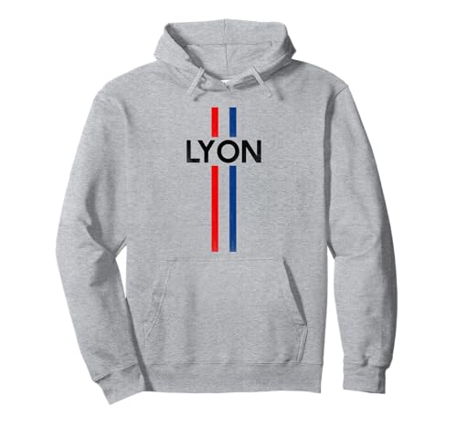 Supporter Lyonnais Foot Ou Habitant Équipe de Lyon Cadeau Sweat à Capuche