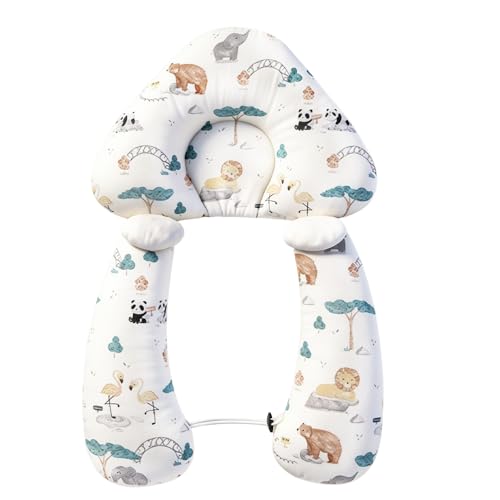 NAVESO Lagerungskissen 45 x 70 cm U Form Hug Kissen Verstellbare Abnehmbar Und Waschbar