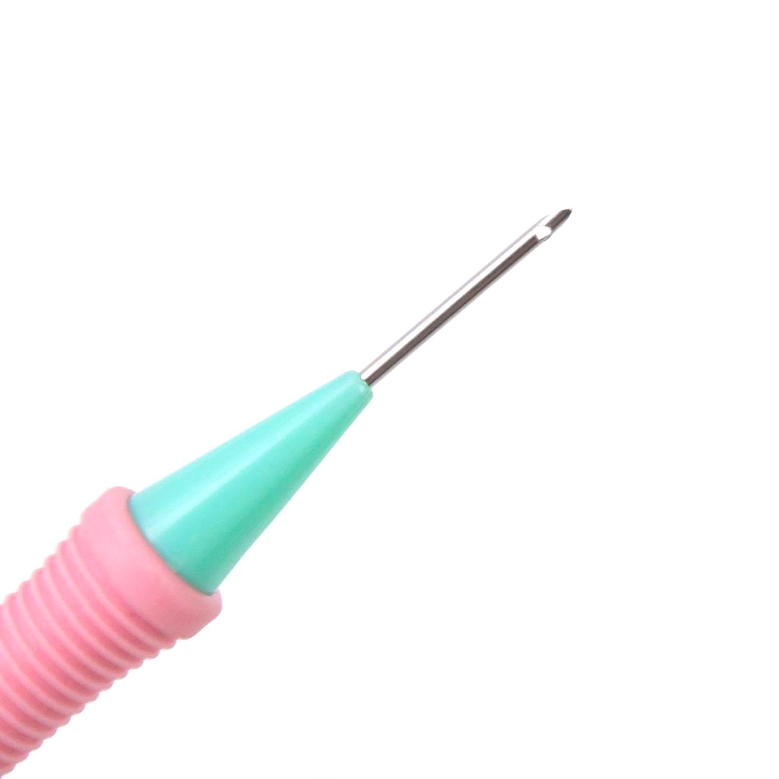 Yarn Embroidery Pin DIY Poking Embroidery Needle for Stitching Carpet Sewing|Leathercraft, DIY Leather Craft Tools for Stitching, Burnishing, Repair Kit, Art & Craft, Punching|