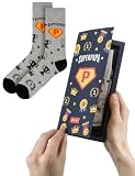 soxo Super Papa Calcetines Hombre Divertidos Algodon Regalos Originales Regalo Padre 40-45 Calcetines