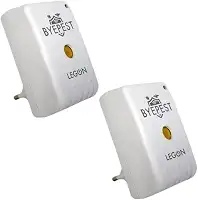 2 Repelente Eletrônico Ultrassônico Byepest Espanta Ratos e Morcegos Cobertura de 200m² Sem Cheiro Livre de Químicos