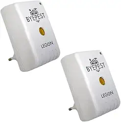 2 Repelente Eletrônico Ultrassônico Byepest Espanta Ratos e Morcegos Cobertura de 200m² Sem Cheiro Livre de Químicos