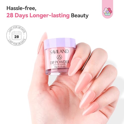 SAVILAND Advanced Dip Powder Nail Kit with Drill: 20 All Season Color Pink Nude Grey Dip Nails Powder Starter Kit with Essentials Liquid Set Dip Base Top Activator Brush Saver French Nail Art Women