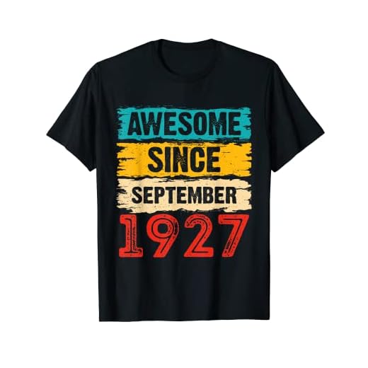 Regalos de 96 años impresionantes desde septiembre de 1927 Camiseta
