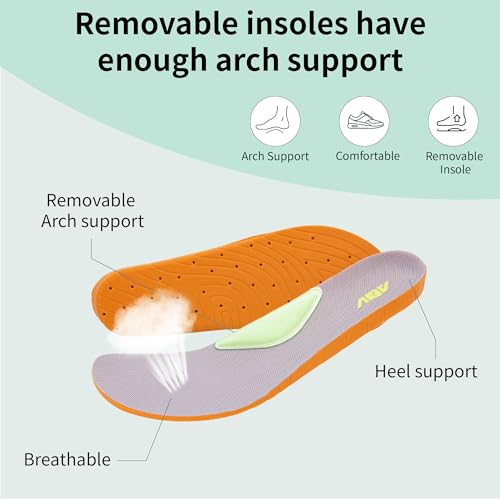 SURRAY Womens Walking Shoes with Arch Support Plantar Fasciitis Orthotic Tennis Sneakers Comfortable Breathable for Foot and Heel Pain Relief US Size 7-112