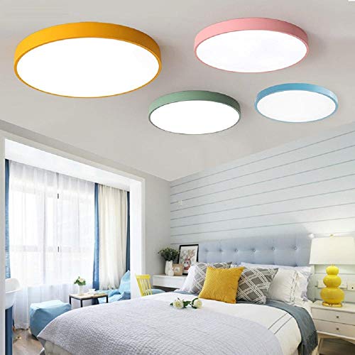 Jinqiu Macaron Slim LED Plafoniera Telecomando