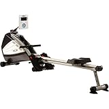 MAXXUS Rudergerät 8.1 - Klappbar, Magnetbremssystem, Luftwiderstand,16 Stufen, 12 Programme,150 kg, mit LCD, kugelgelagerter Rudersitz- Rudermaschine, Ruderzugmaschine, Rower für Zuhause