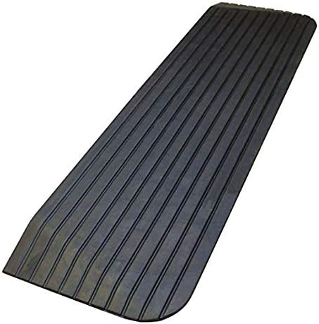 RTR02, Solid Rubber Power Wheelchair Scooter Threshold Ramp (43"x13"x1.5") 4 Ramp