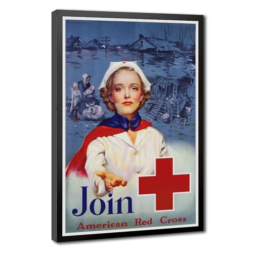 Poster Seconde Guerre mondiale Croix-Rouge pour sublimer votre décoration de bureau
