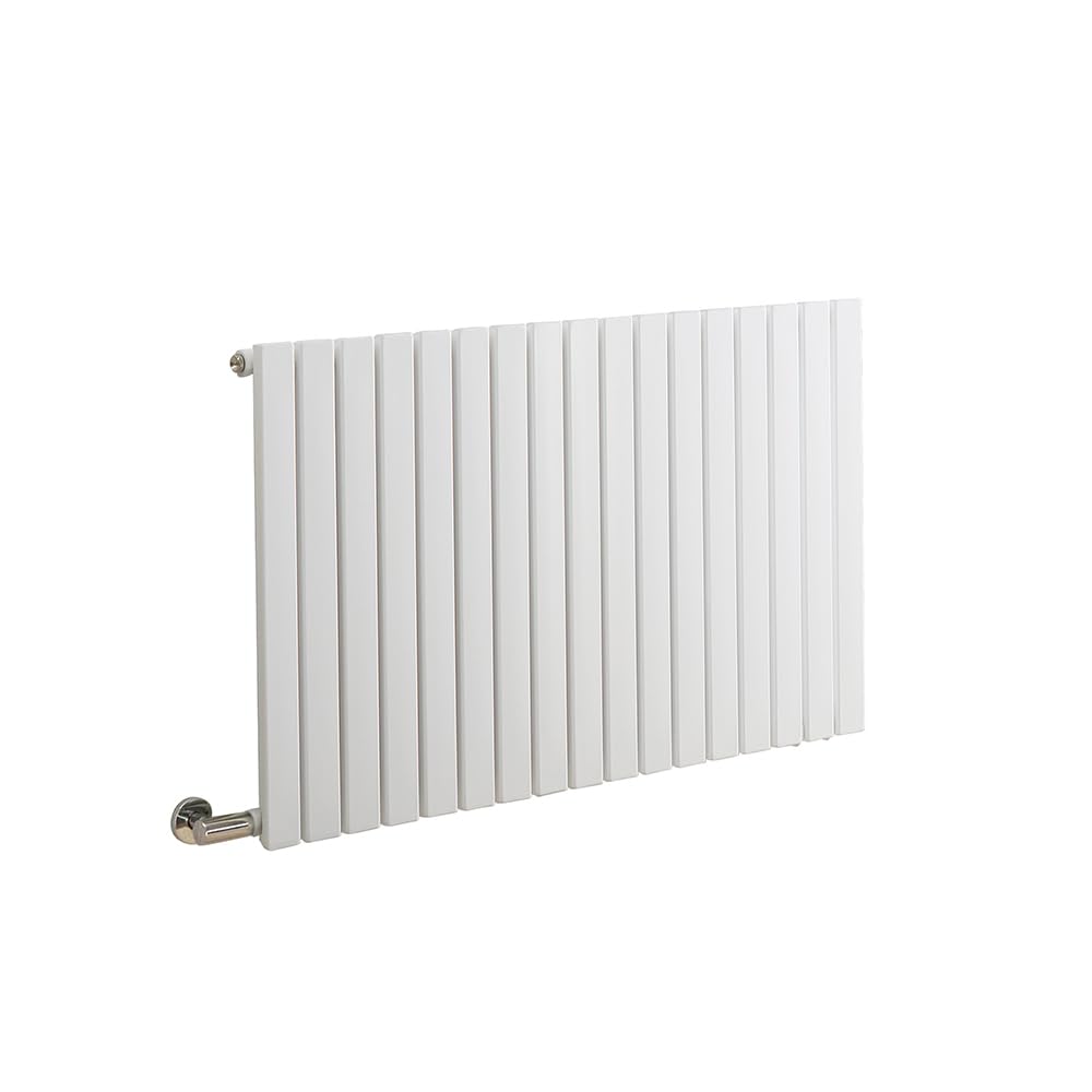 MILANO 1000W White Horizontal Single Flat Panel Electric Radiator 635x1000