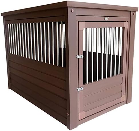 New Age Pet EHHC103L EcoFlex Habitat-n-Home Inn Place Crate/Table (Russet Brown)