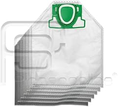 6 Kobold Bags VK200, VK220s, FP200 Compatible - High Filtering Power, 5 Layers Microfibre Activated Carbon - No Dust Disperse, Anti Odors