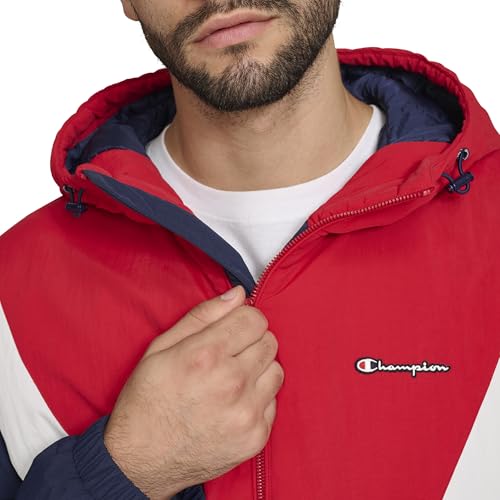 Champion Men's Color Block Lined Windbreaker with Hood4