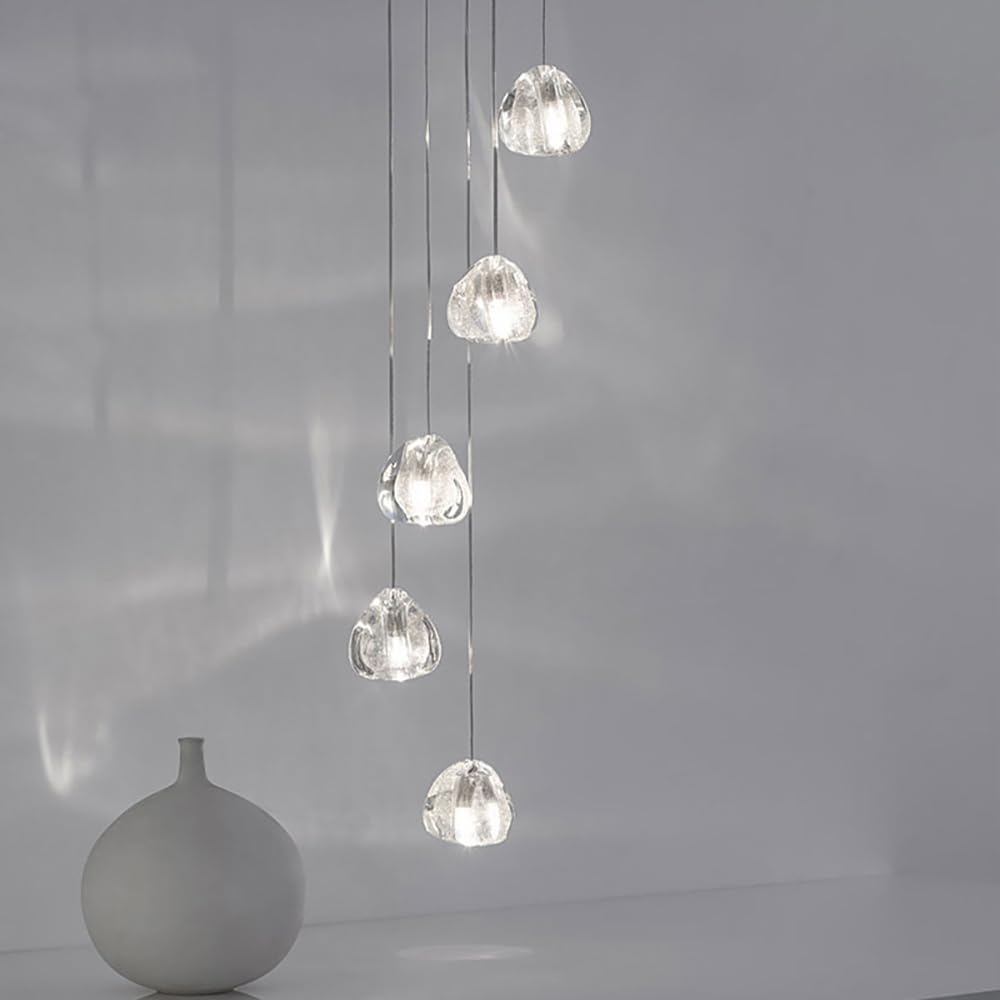 Lustre 10 lumières style nordique pour éclairage de salon et de chambre
