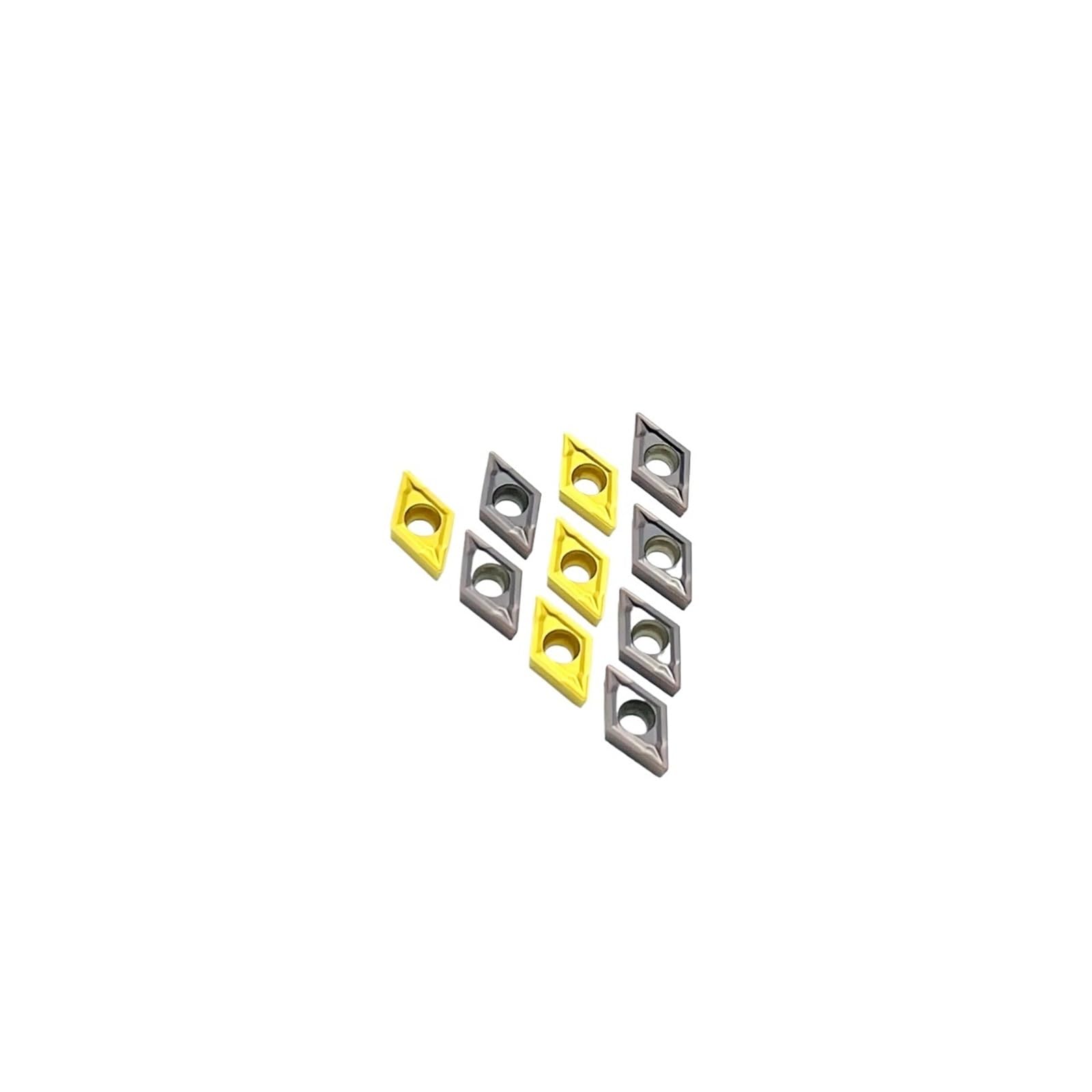 Barre D'alésage S08K S10K S12M S16-SDQCR07 Pour Outil De Tournage À Vis, Utilisée Pour L'outil De Tournage En Carbure DCMT070204 SDQCR07 Plaquettes de Carbure CNC(DCMT070204 AK H01,No tool holder)