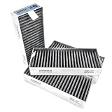 4x Filtri al Carbone Attivo compatibili con Siemens HZ9VRCR0, Bosch HEZ9VRCR0, Neff Z821VR0, Gaggenau CA282111, Constructa CZ9VRCR0 Cappa Downdraft | Cod. ricambio 17004801 | 195 x 75 x 35 mm